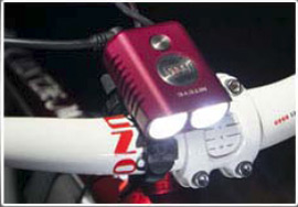 High power LED light for cycling, snowboarding, rockclimbing, skiing and snowboarding