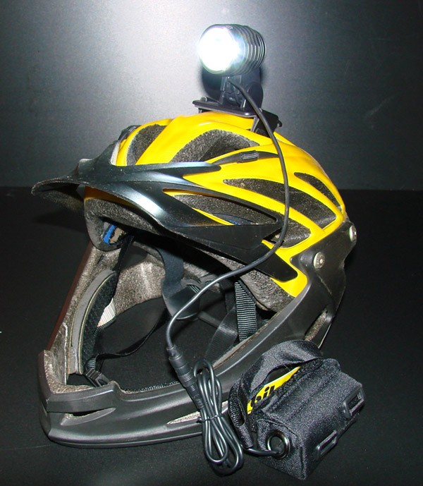 High power LED light for cycling, snowboarding, rockclimbing, skiing and snowboarding