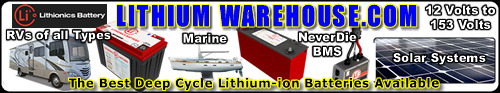 Lithium Warehouse - the place to get powerful, lightweight lithium-ion batteries.